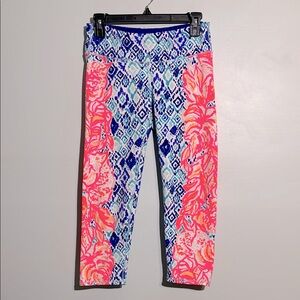 Lily Pulitzer Luxletic Weekender High Crop Athletic Leggings Women’s Medium